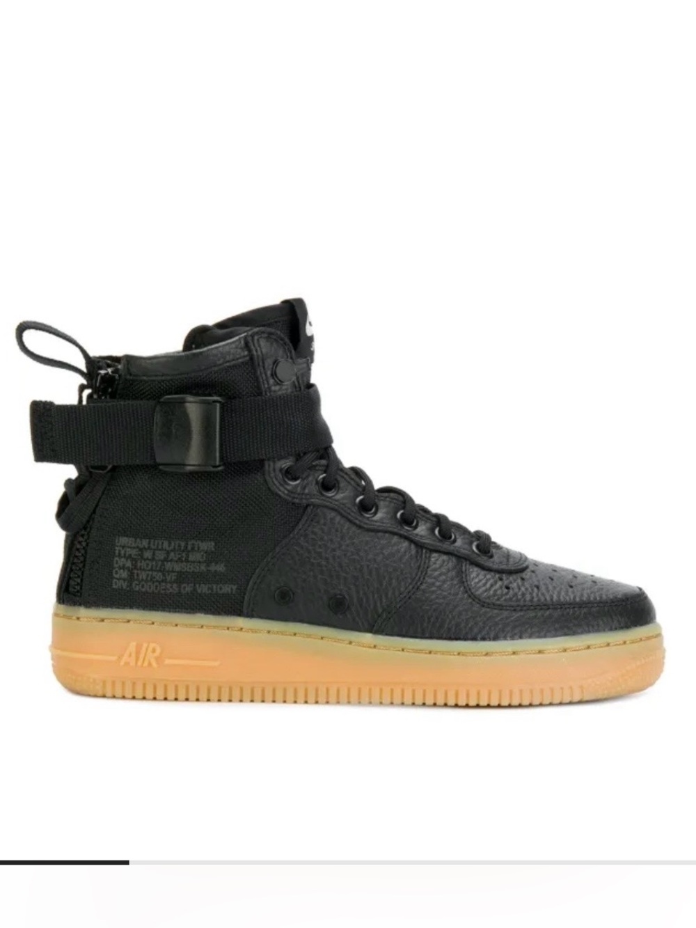 Nike Air Force SF 1 Mid Black | Gum | size 13